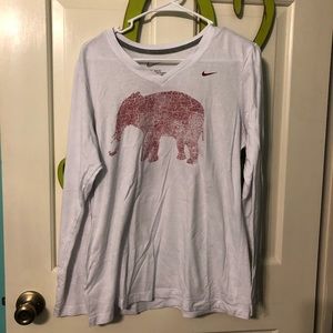 University of Alabama Nike Women’s Long Sleeve Elephant Shirt Roll Tide XXL